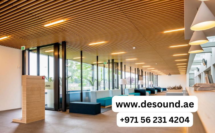 Improving Acoustics in Lobbies and Open Spaces