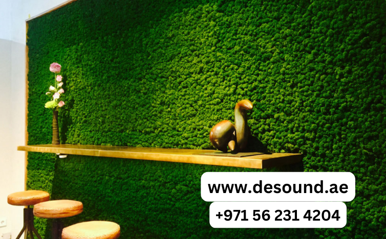 Transform Spaces with Acoustic Moss Wall Panels