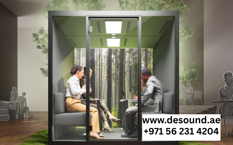 Modern Acoustic Pod Rooms for Quiet Co-Working Spaces