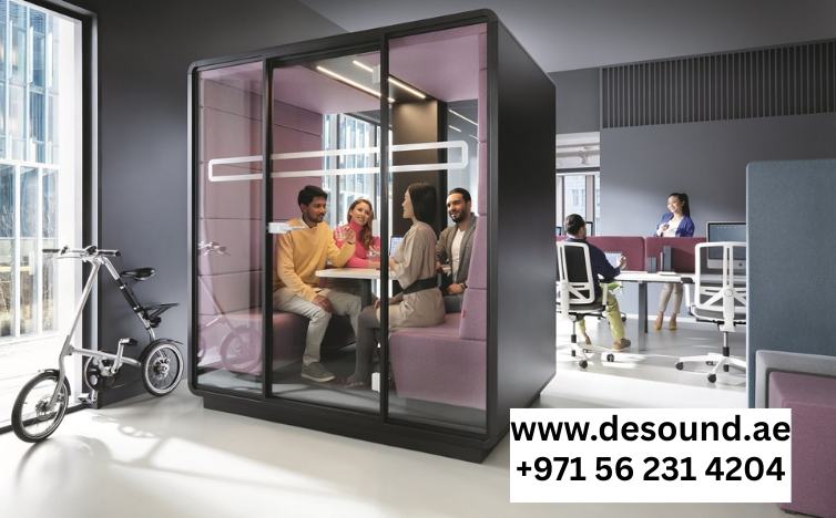 Modern Acoustic Pod Rooms for Quiet Co-Working Spaces