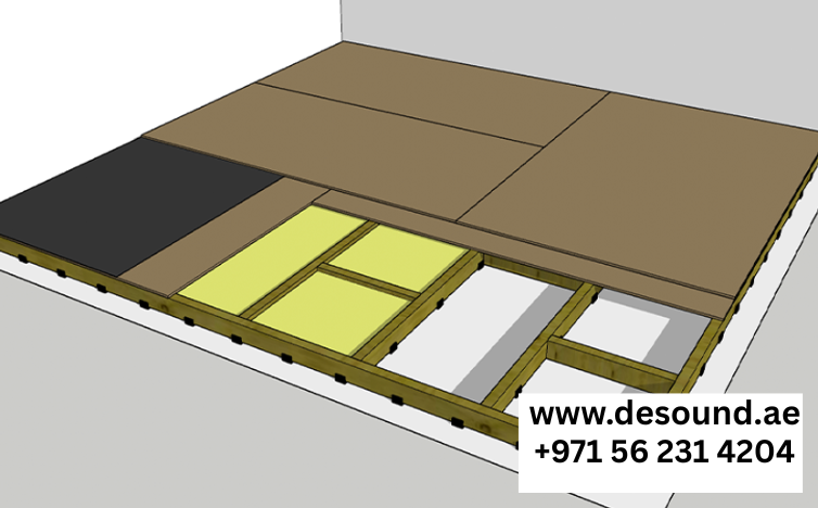 How Acoustic Floating Floors Block Footstep Noise