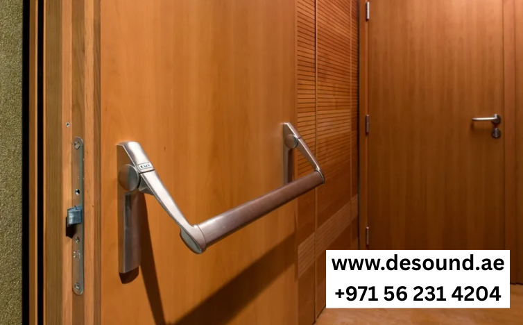 Quiet Living with Wooden Acoustic Doors in Sharjah