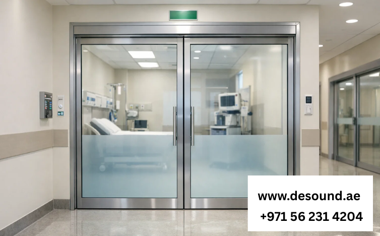 Laminated Glass Doors for Sharjah Healthcare Facilities