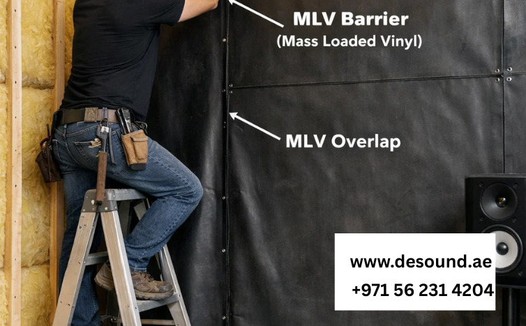 MLV Barrier Installation for Studios and Media Rooms Dubai