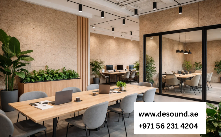 Wood Wool Panels for Better Office Acoustics in Dubai