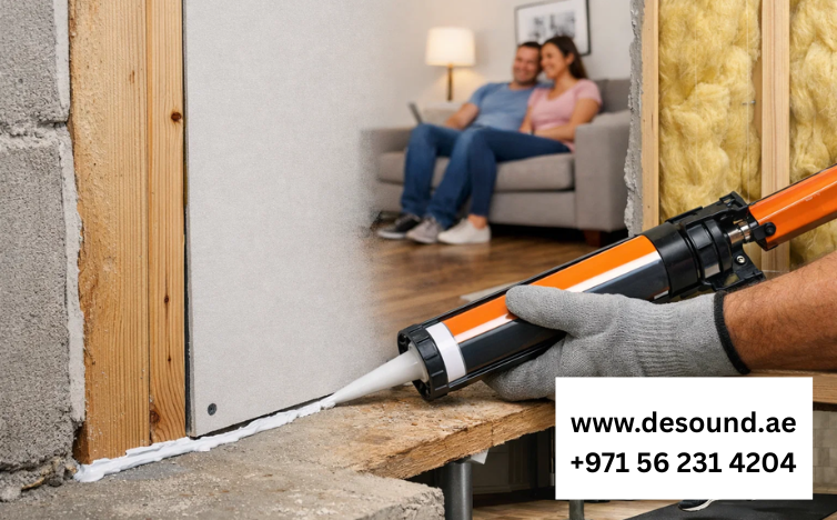 How Acoustic Sealant Reduces Airborne and Impact Noise