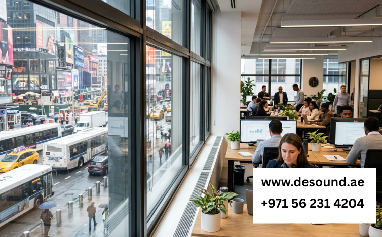 Soundproof Windows for Offices in Busy Areas