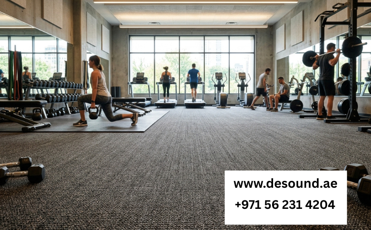 Acoustic Carpet for Dubai Gyms and Fitness Studios