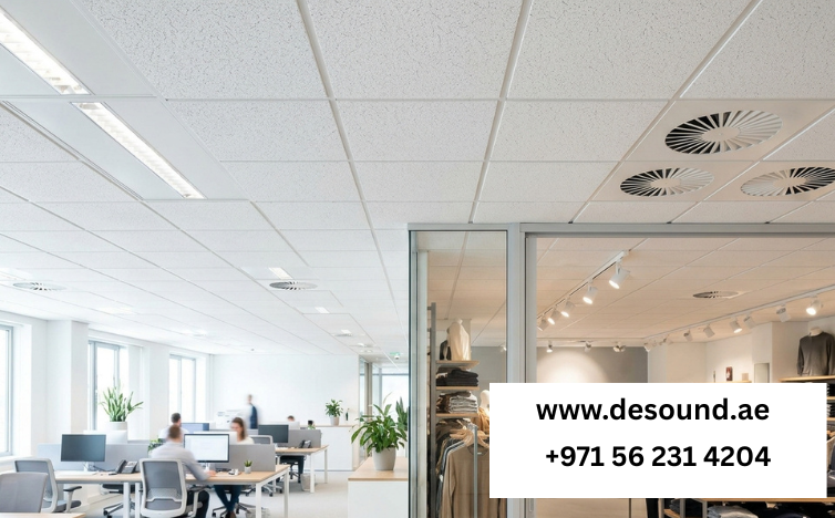 Acoustic Ceiling Tiles for Dubai Offices and Retail Spaces