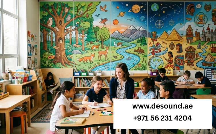 How Printed Panels Transform Dubai School Classrooms